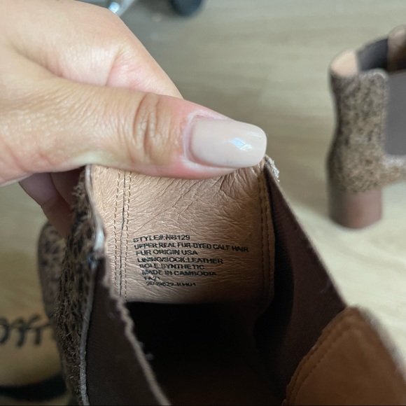 Madewell | NEW The Laura Leopard Print Heeled Chelsea Boot in Spotted Calf Hair - Picture 9 of 9